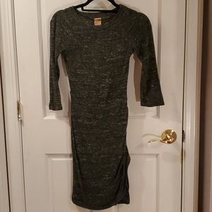 Zara Trafaluc Fitted Ruched Mini Dress